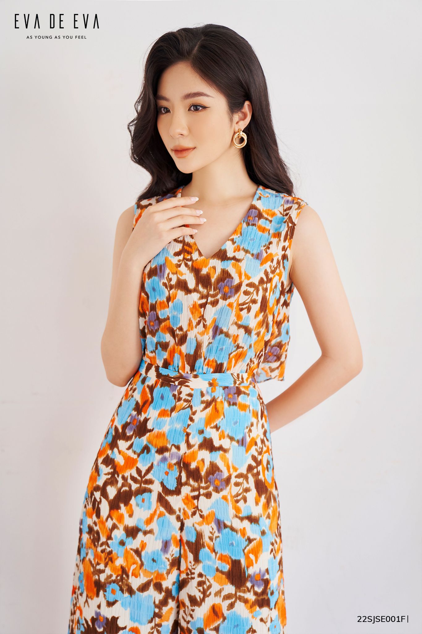  Jumpsuit dài,  22SJSE001F 