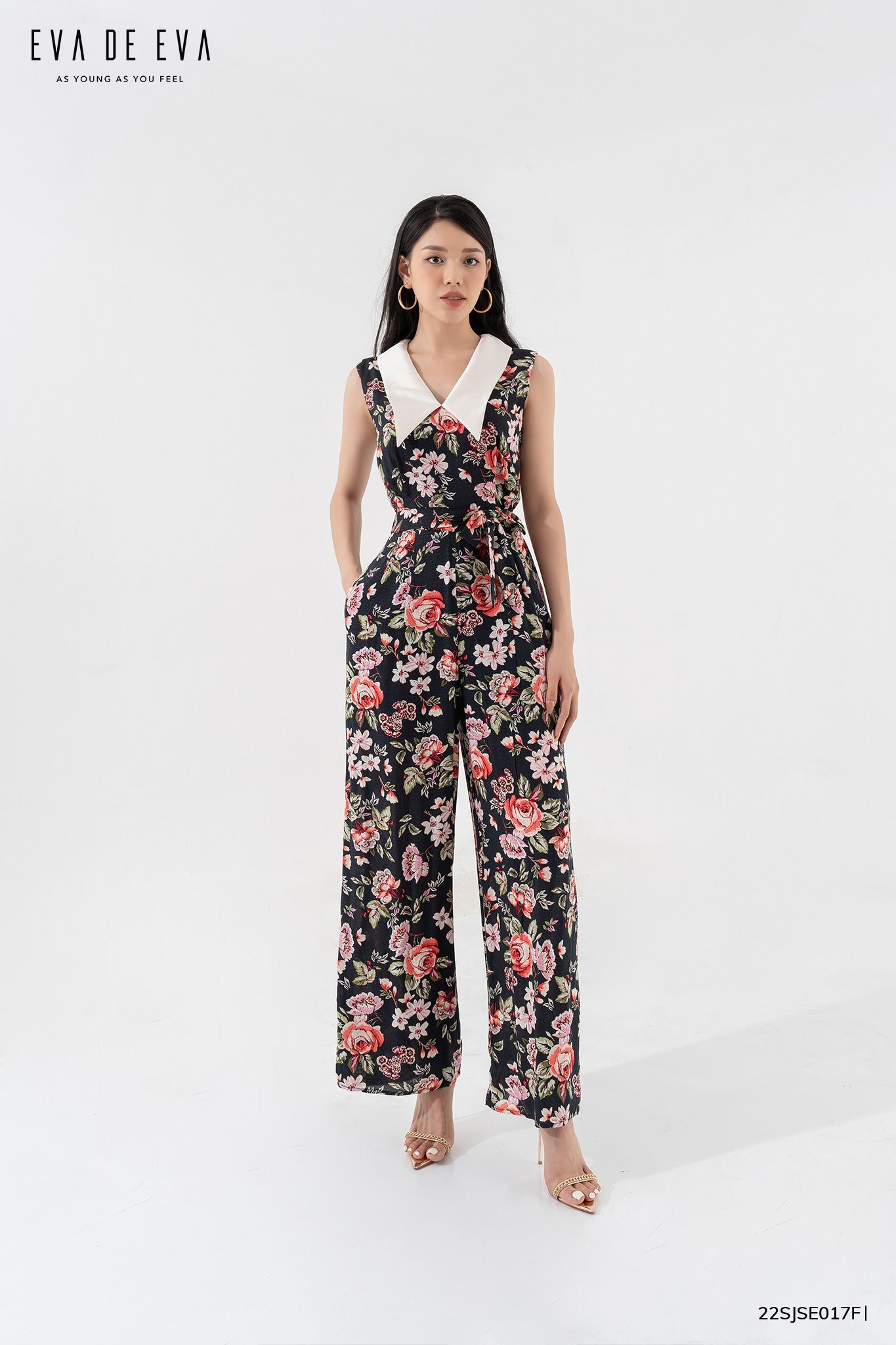  Jumpsuit dài,  22SJSE017F 