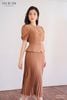 Chân váy Midi, Xếp ly 22SCVE061H