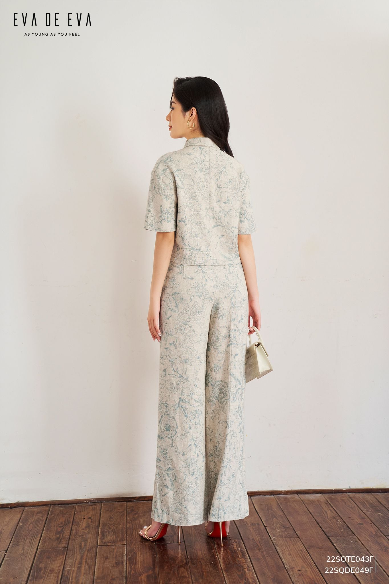  Quần dài, Ống suông 22SQDE049F 