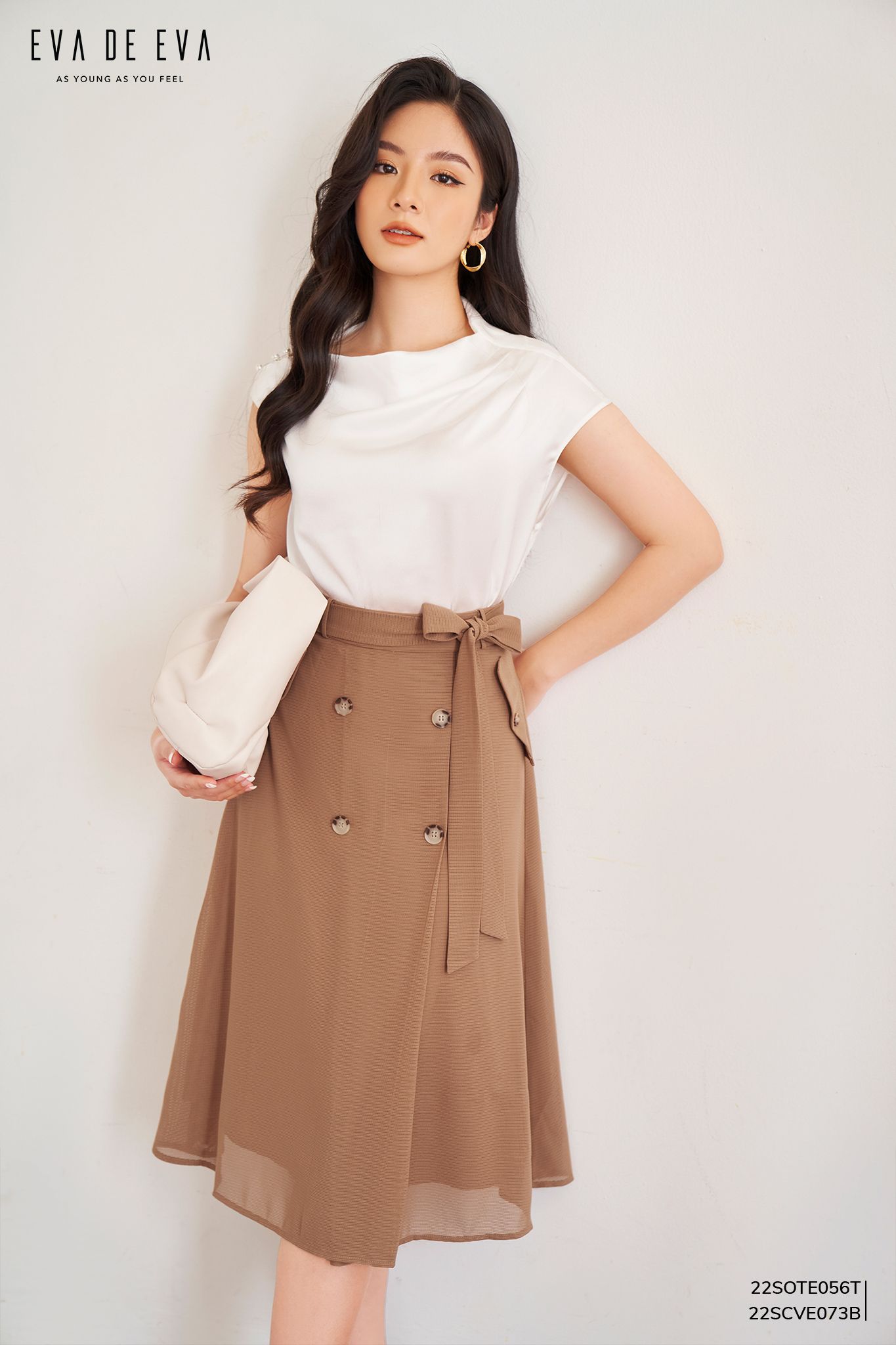 Chân váy chữ a dáng dài vải lụa satin đẹp 2021 2022  Mr Trùm Fashion
