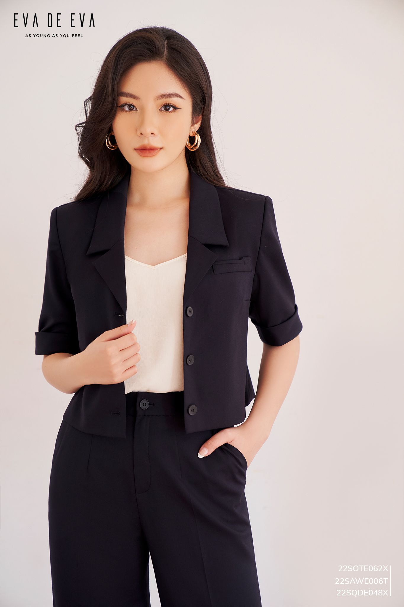  Quần dài, Ống đứng 22SQDE048X 