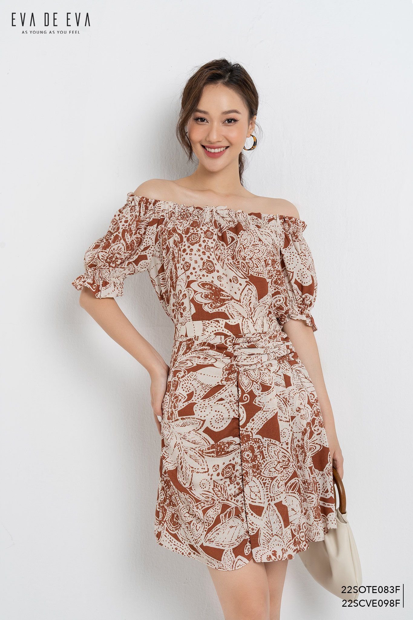  Chân váy Mini, Dáng A 22SCVE098F 