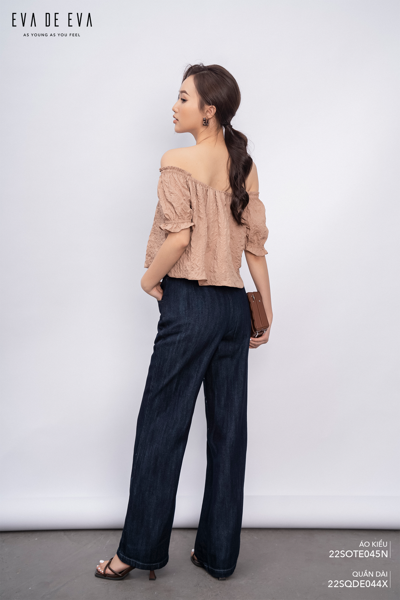  Quần dài, Ống suông 22SQDE044X 