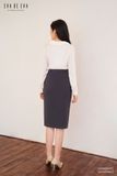  Chân váy ngang gối, Dáng ôm 22SCVE081G 
