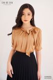  Sơ mi tay ngắn, Cổ nơ 22SSME063S 