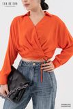  Sơ mi tay dài, Dáng croptop 22SSME125C 