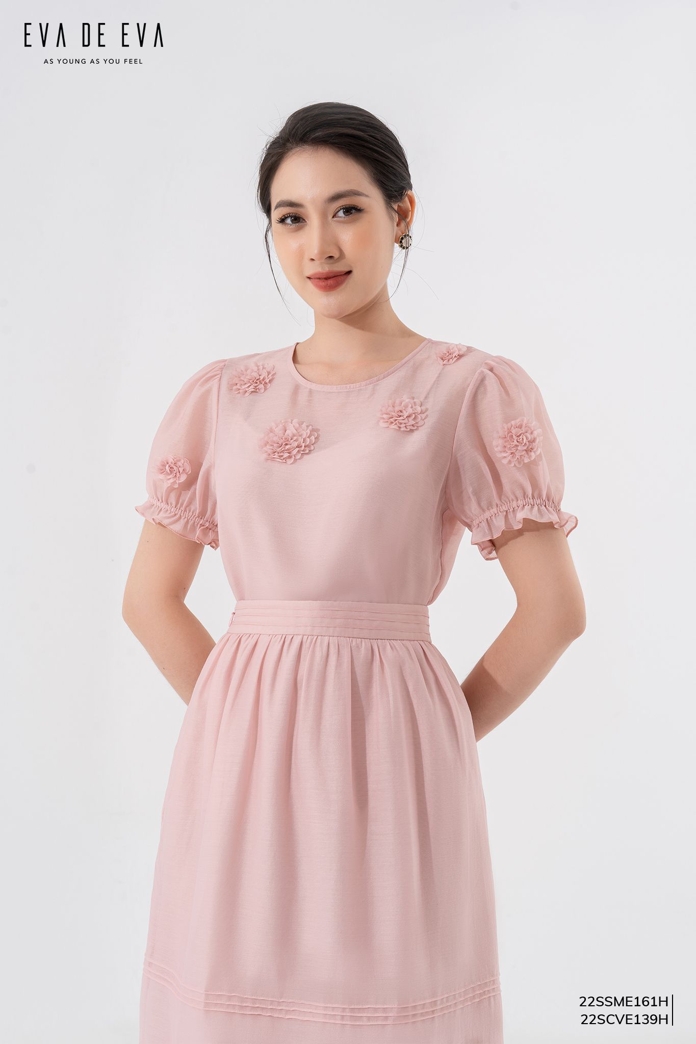  Chân váy Midi, Dáng đuôi cá 22SCVE139H 