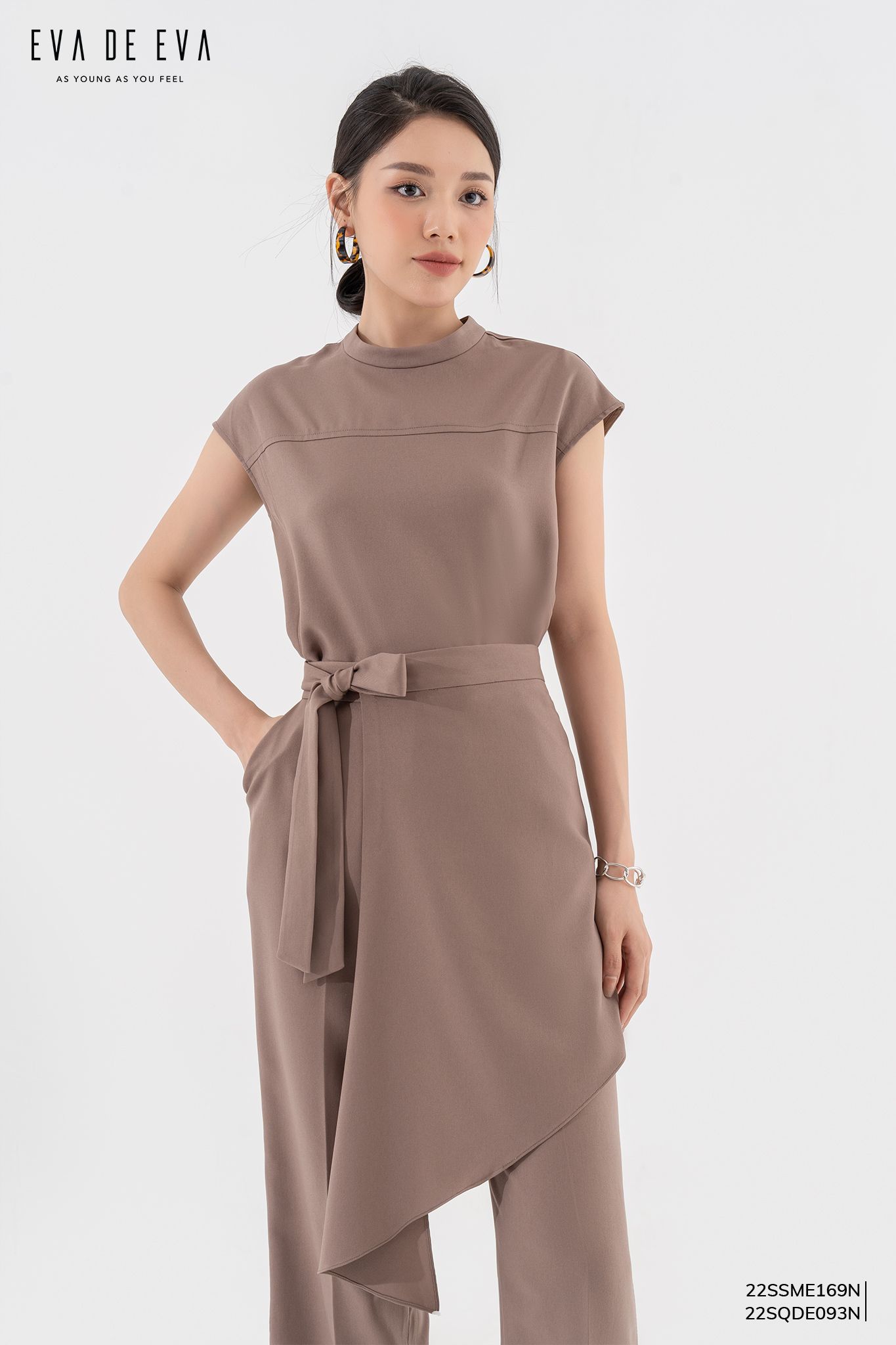  Quần dài, Ống suông 22SQDE093N 