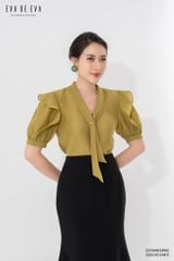  Sơ mi tay ngắn, Cổ nơ 22SSME189X 