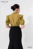  Sơ mi tay ngắn, Cổ nơ 22SSME189X 
