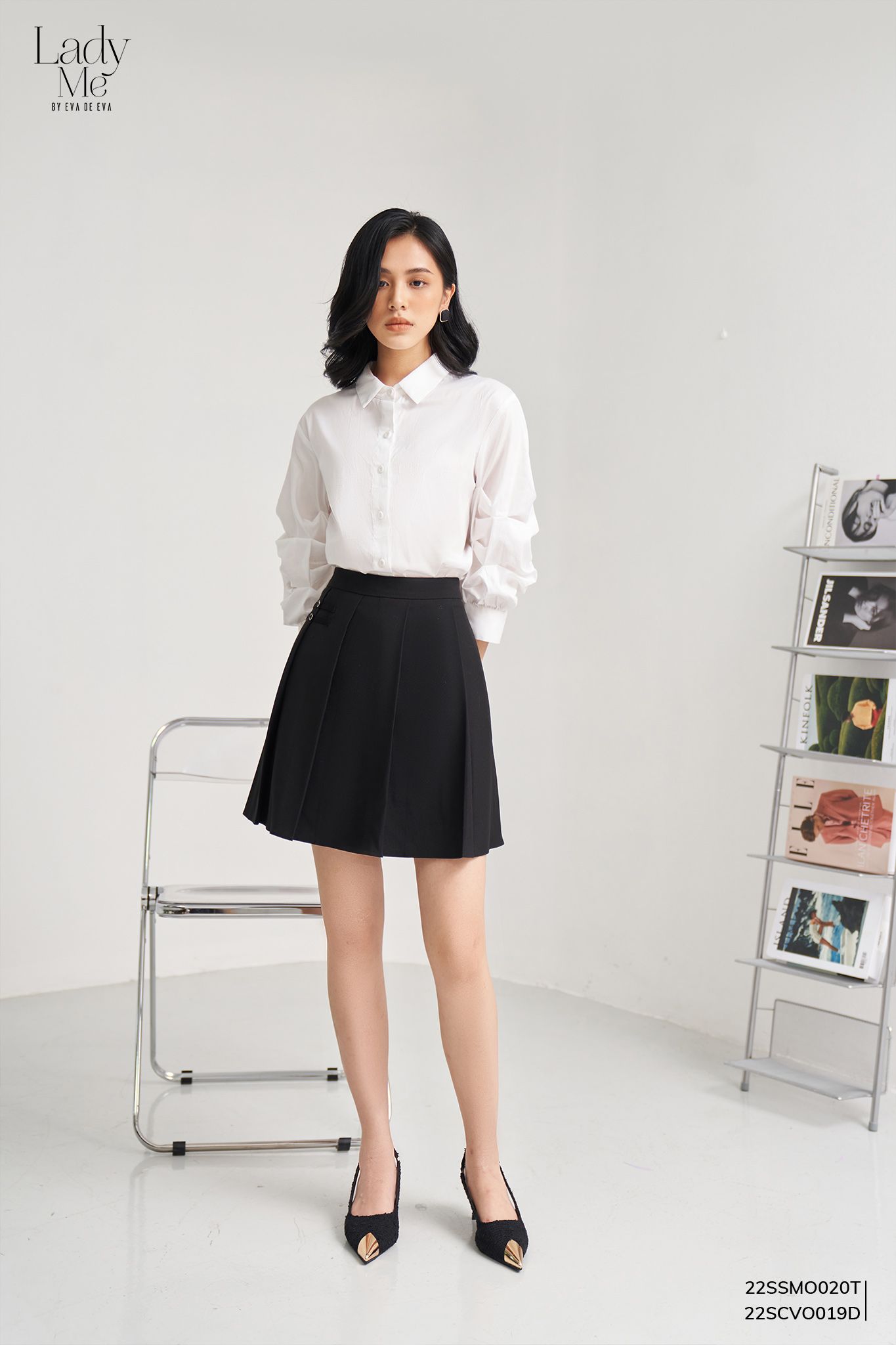  Sơ mi tay dài, Cổ đức 22SSMO020T 