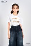  Quần Jeans lửng, Ống suông 21SQJE012X 