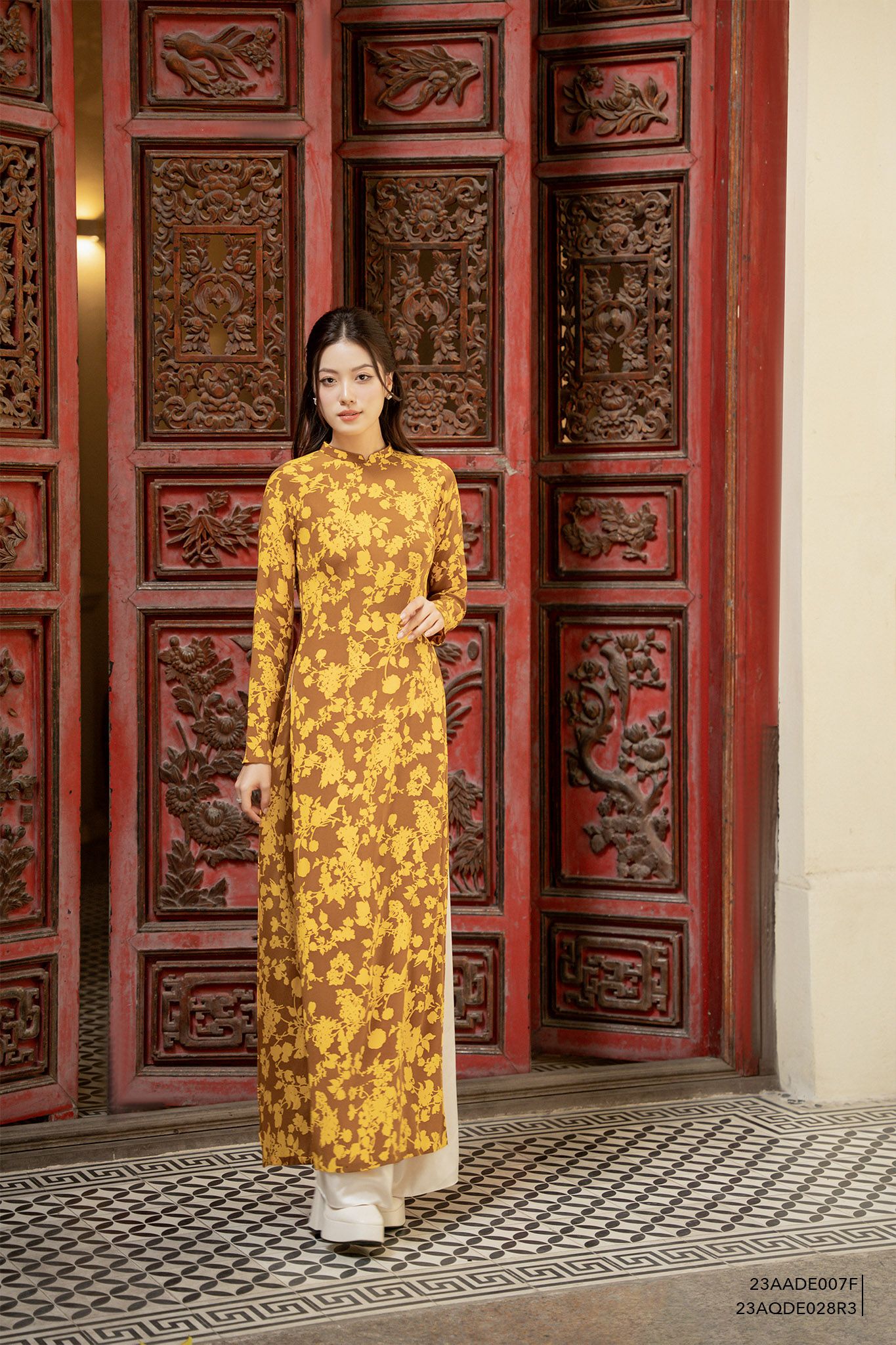  Quần dài, Ống suông 23AQDE028R3 