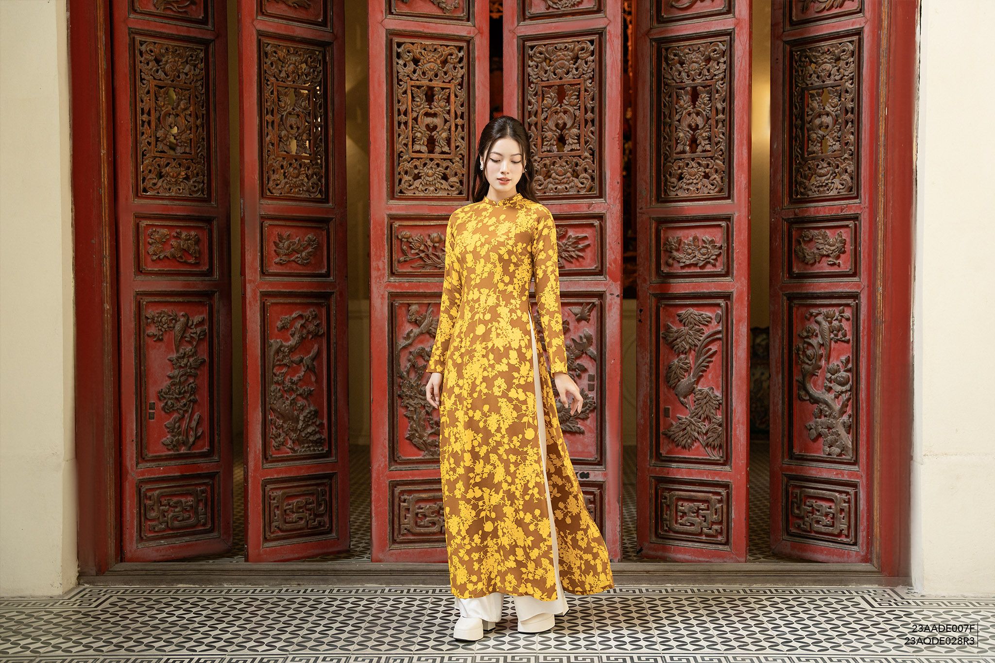  Quần dài, Ống suông 23AQDE028R3 