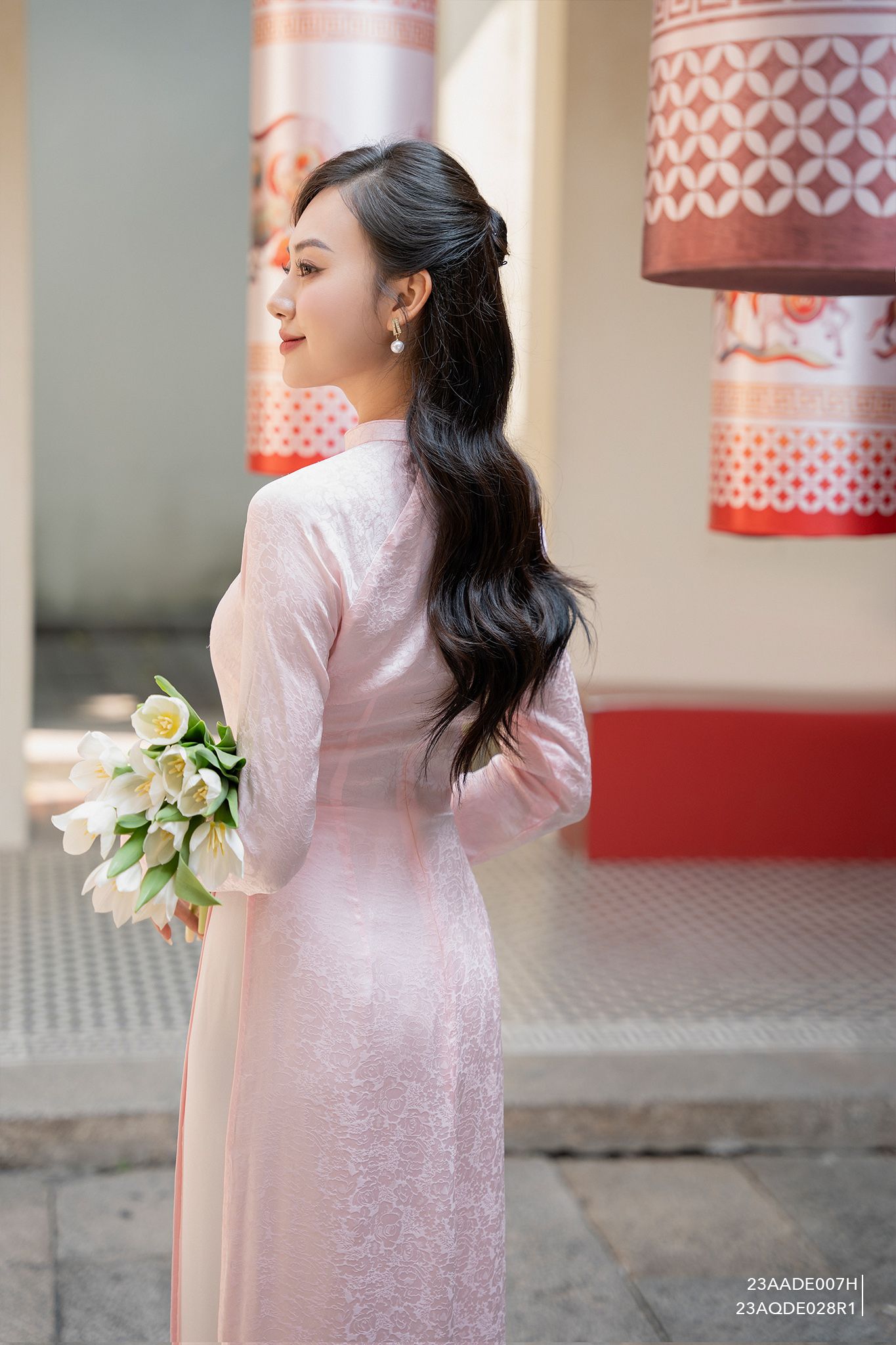  Quần dài, Ống suông 23AQDE028R1 