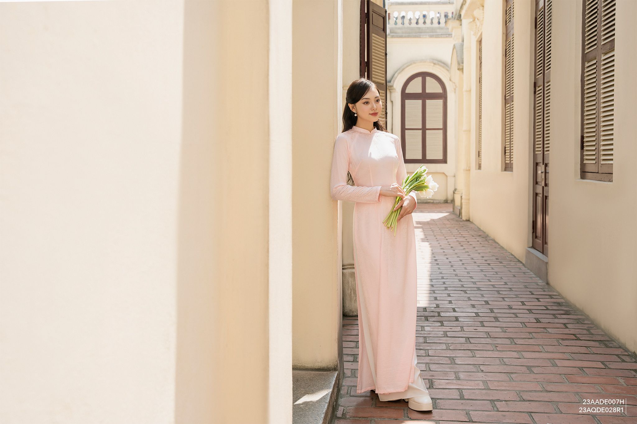  Quần dài, Ống suông 23AQDE028R1 