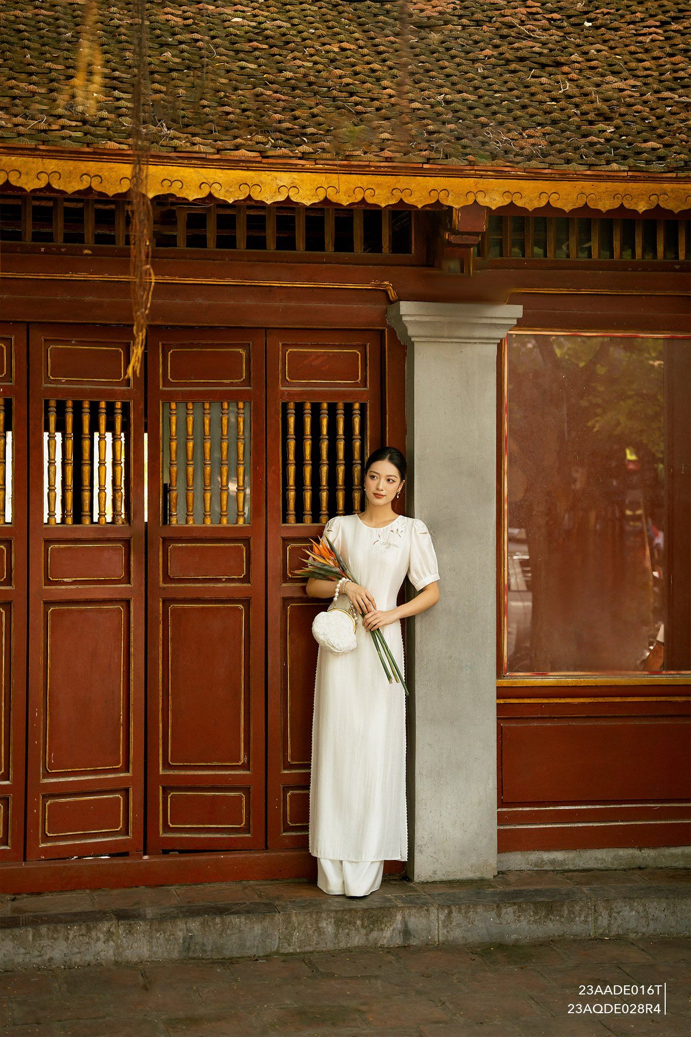  Quần dài, Ống suông 23AQDE028R4 