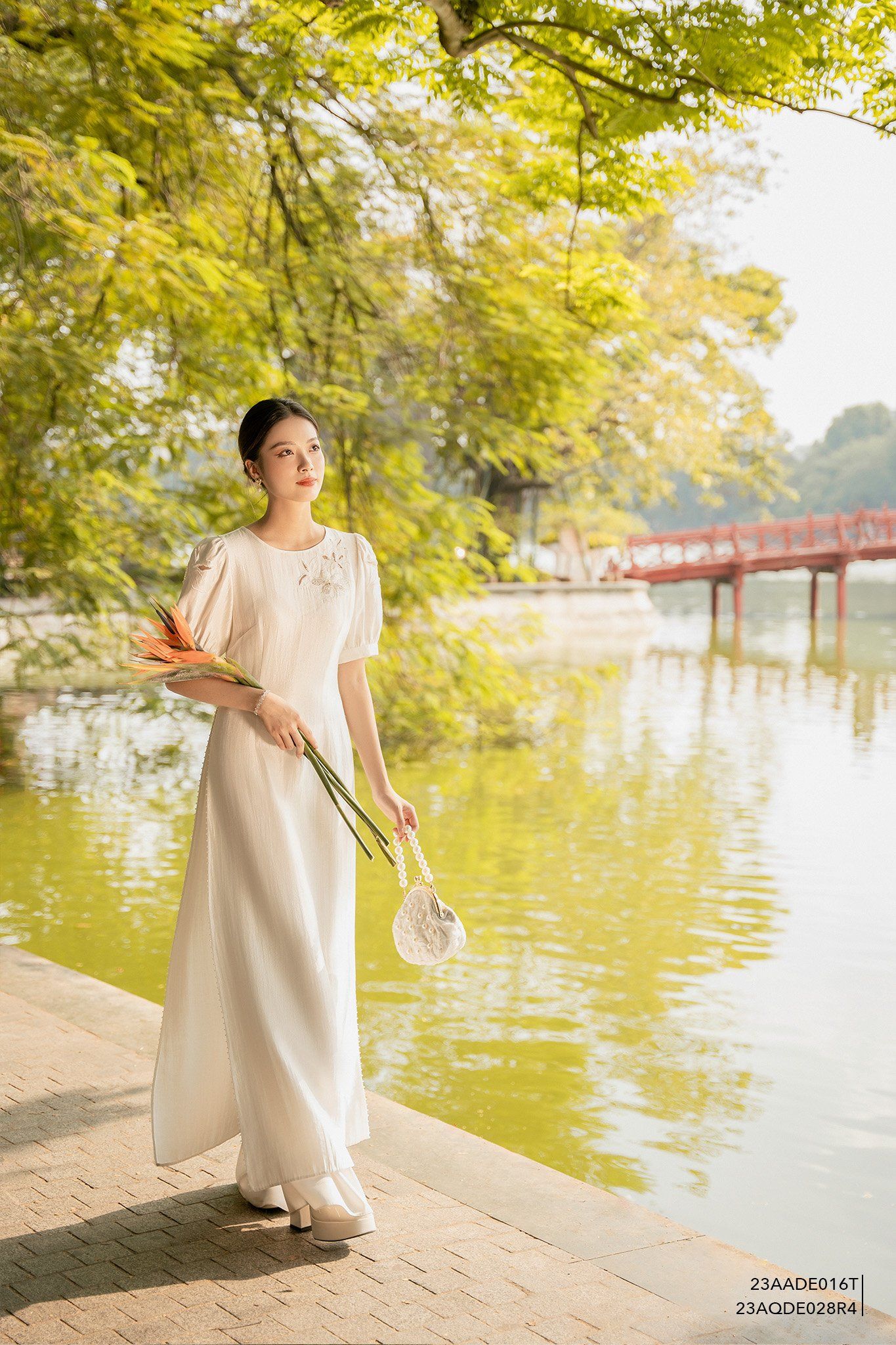  Quần dài, Ống suông 23AQDE028R4 