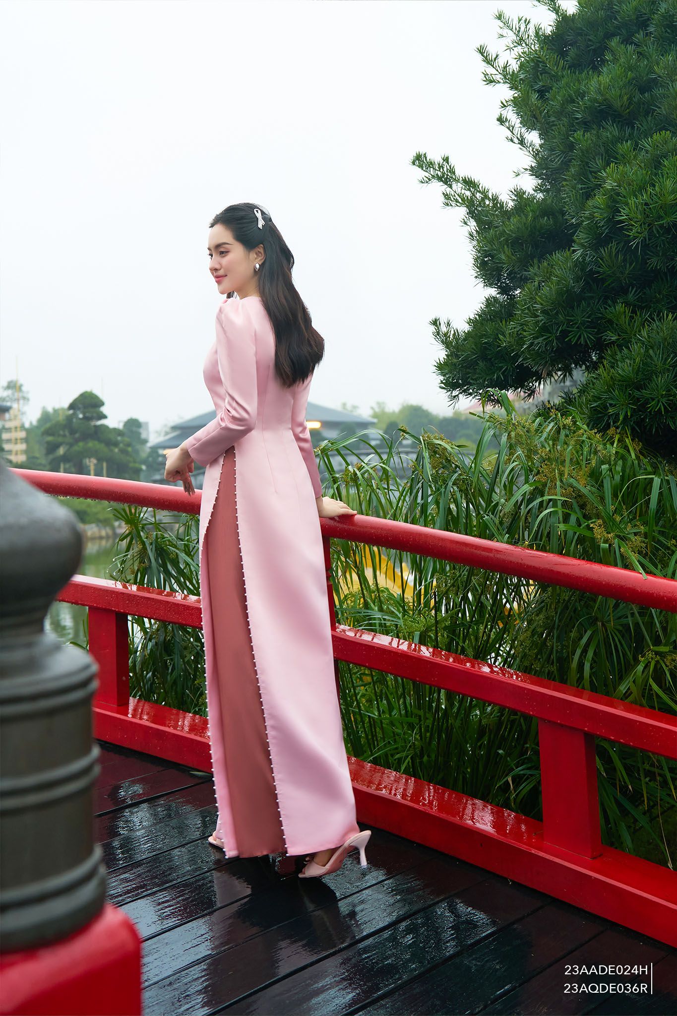  Quần dài, Ống suông 23AQDE036R 