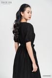  Đầm tay ngắn, Dáng thắt eo 23SDKE053D 
