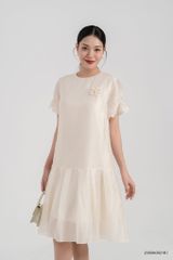  Đầm tay ngắn, Dáng đuôi cá 23SDKO021B 