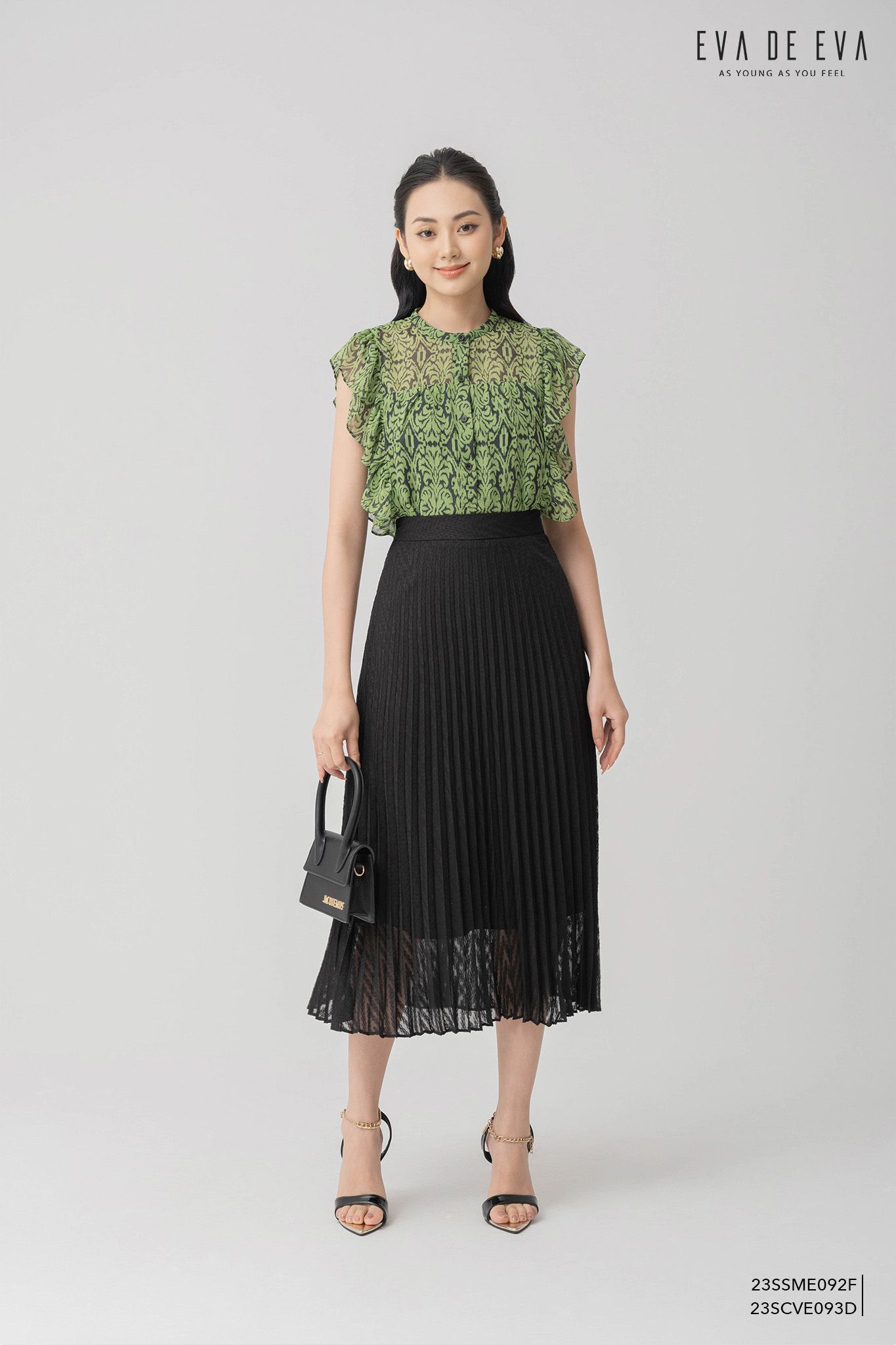 Chân váy midi xếp ly Zara  hàng xuất dư xịn  Shopee Việt Nam