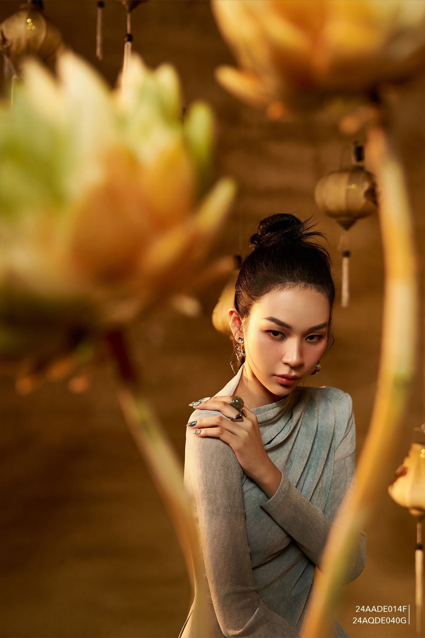  Quần dài, Ống suông 24AQDE040G 