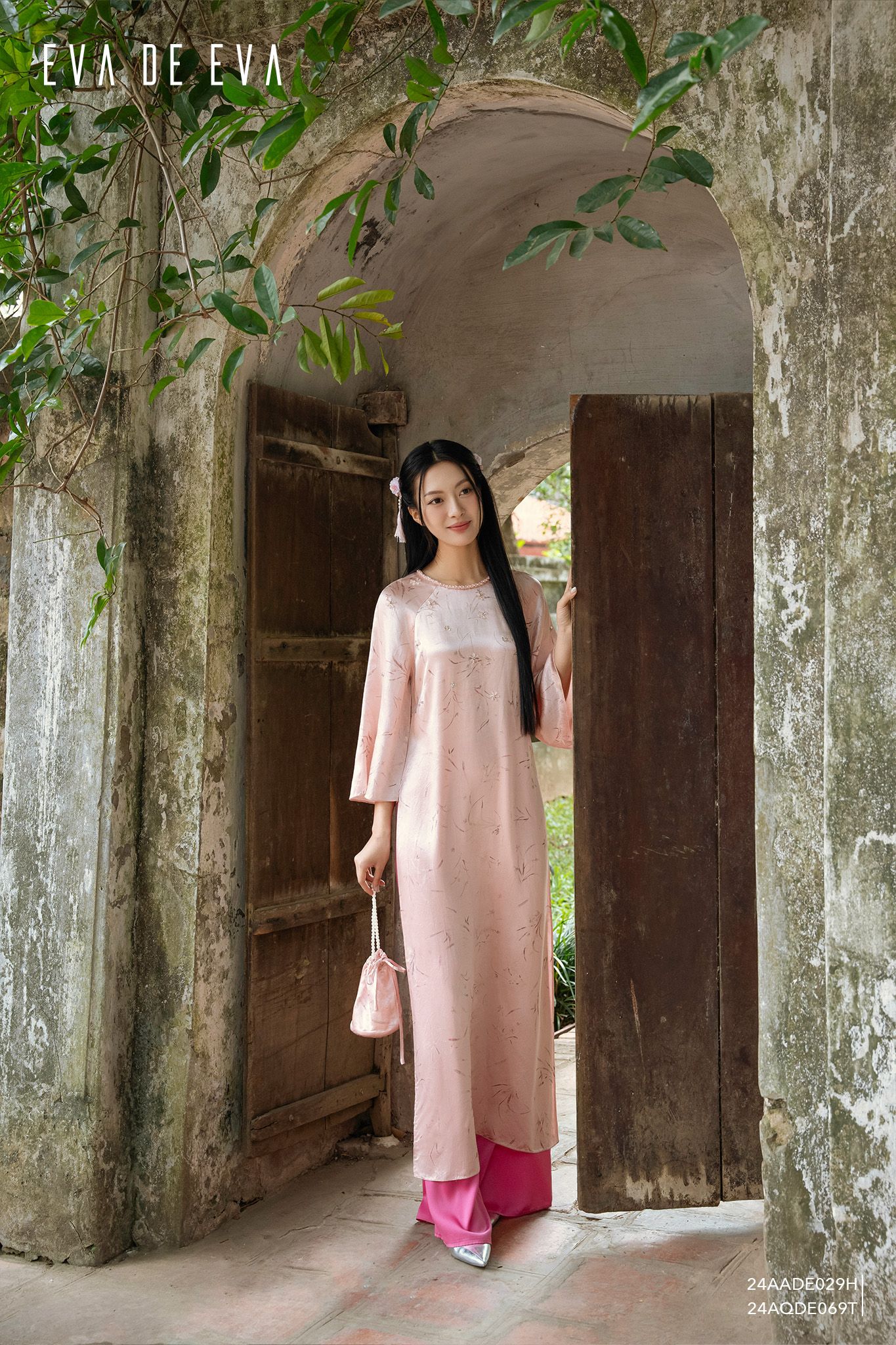  Quần dài, Ống suông 24AQDE067H 