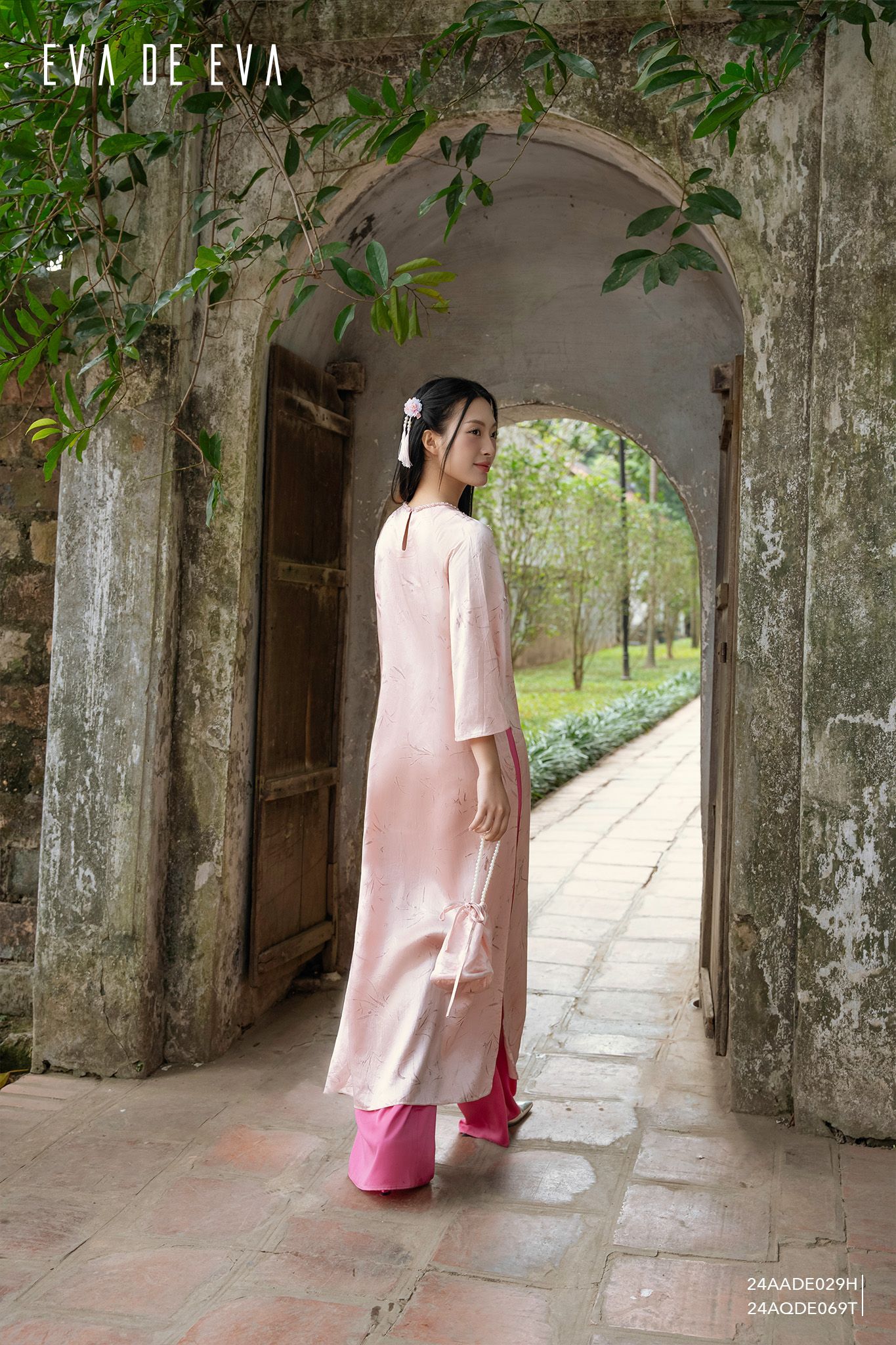  Quần dài, Ống suông 24AQDE067H 
