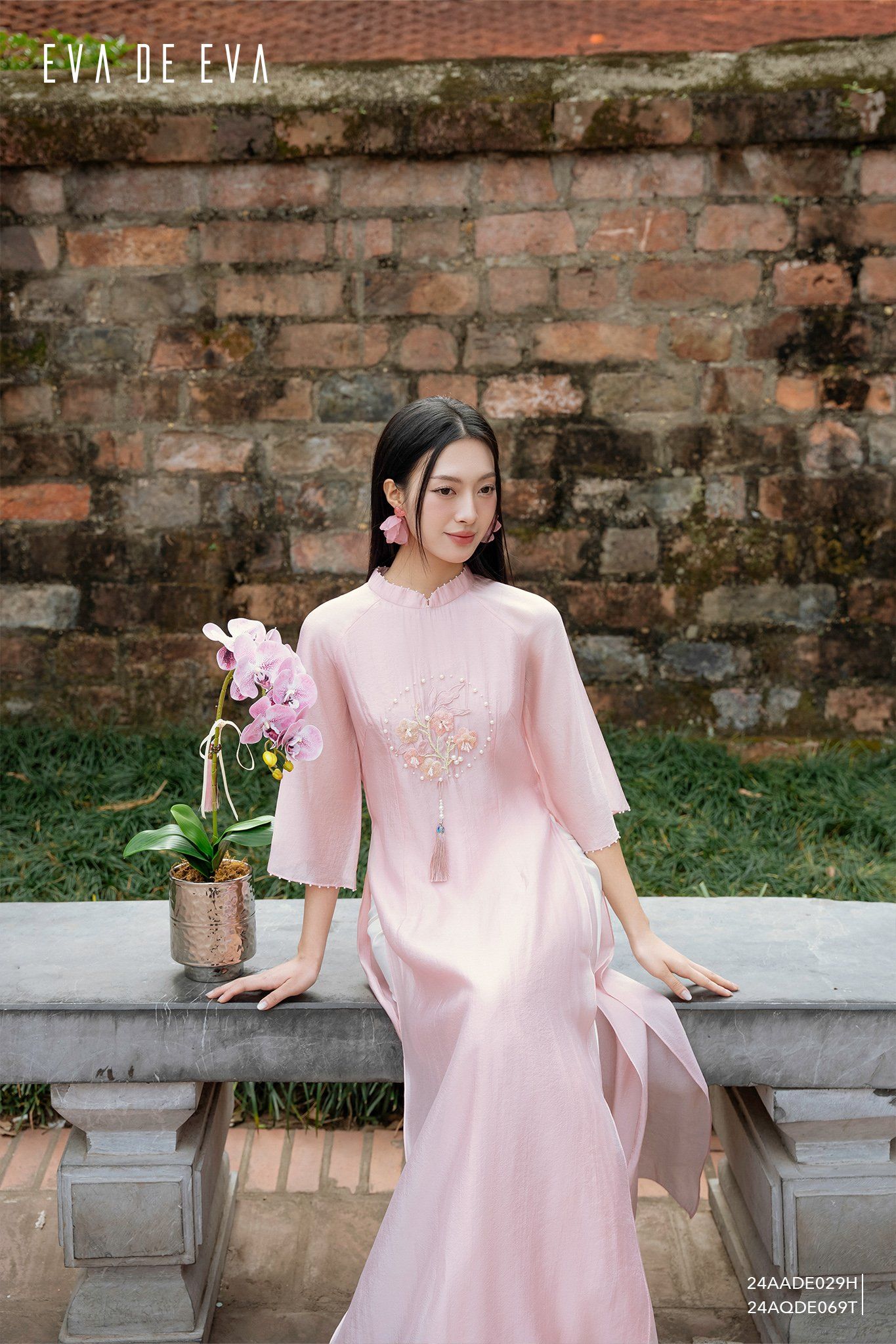  Quần dài, Ống suông 24AQDE069T 
