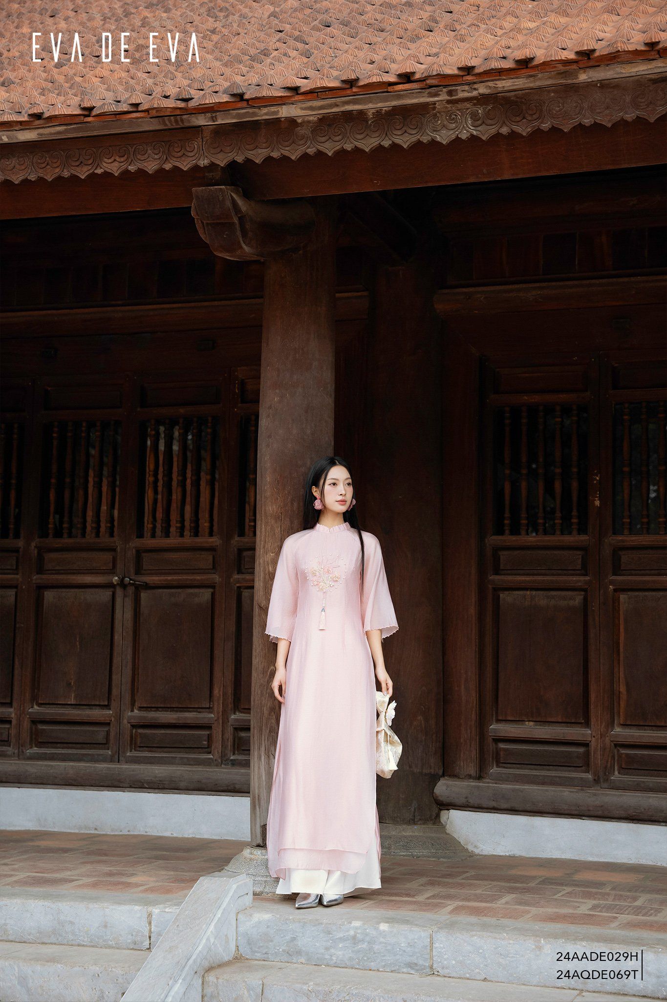  Quần dài, Ống suông 24AQDE069T 