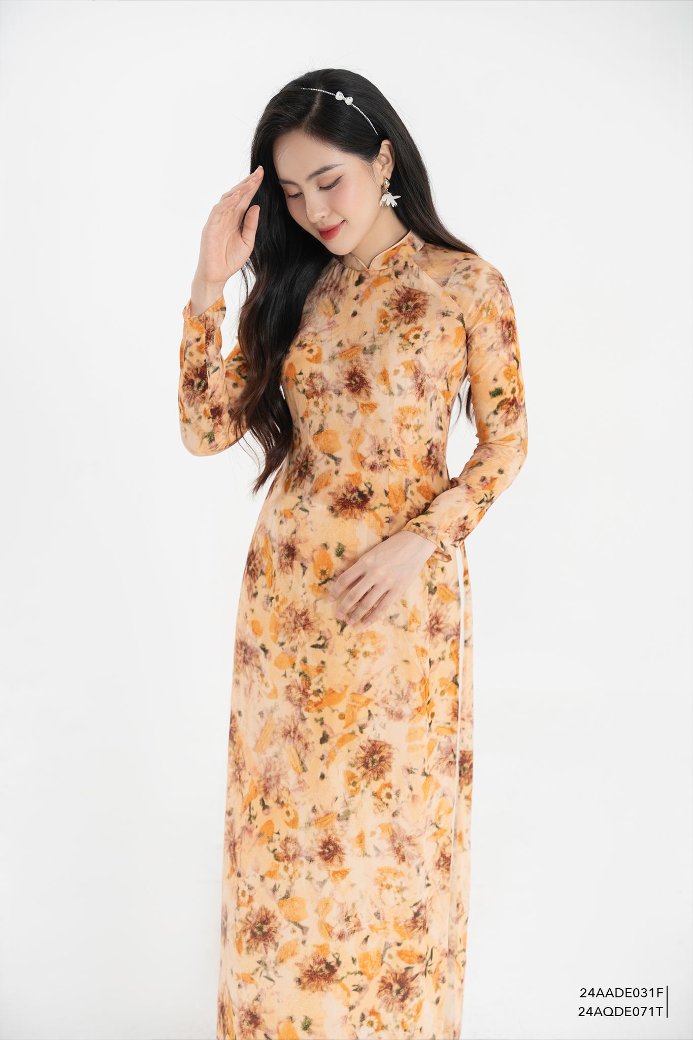  Quần dài, Ống suông 24AQDE071T 