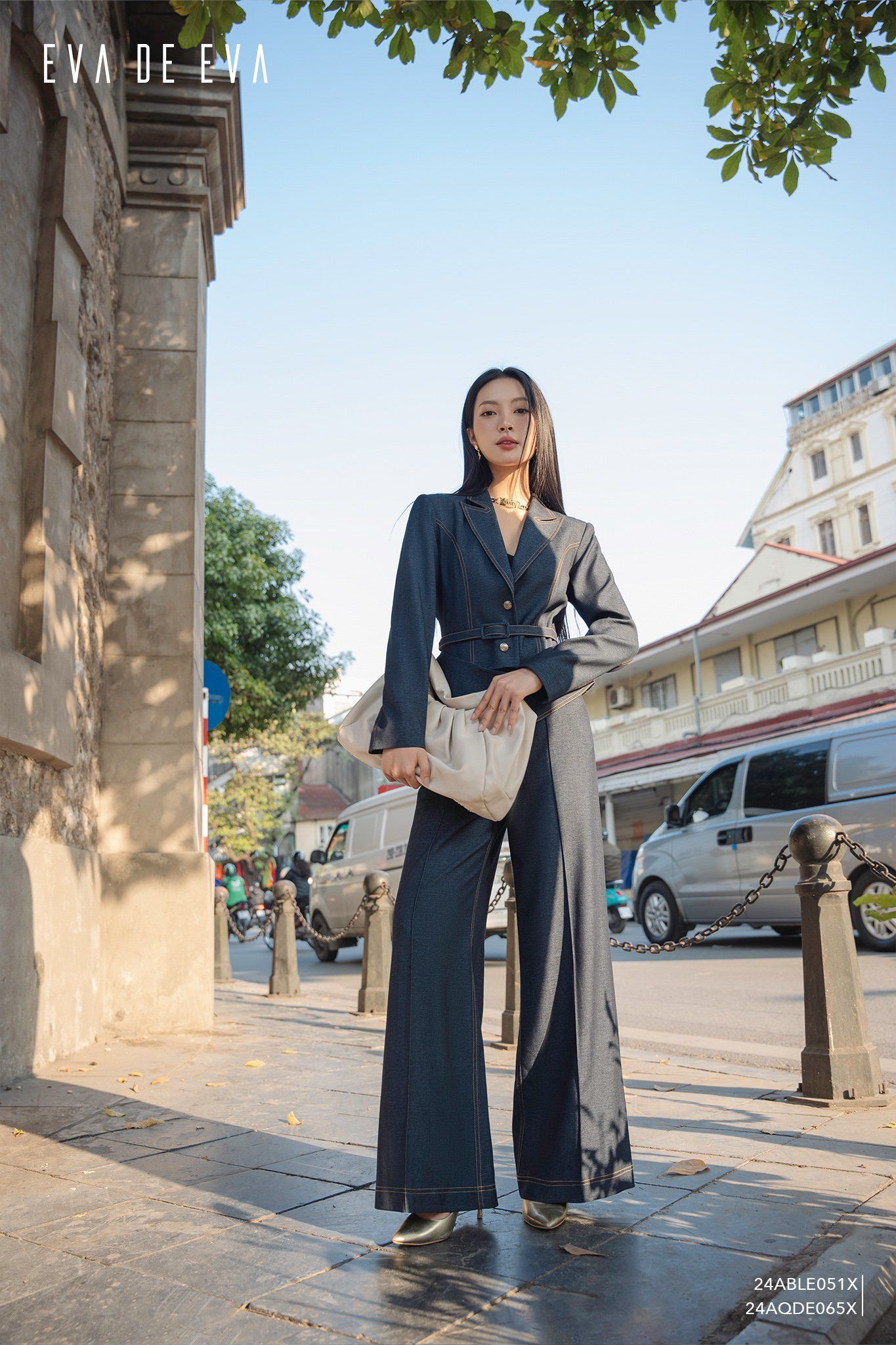  Quần dài, Ống suông 24AQDE065X 