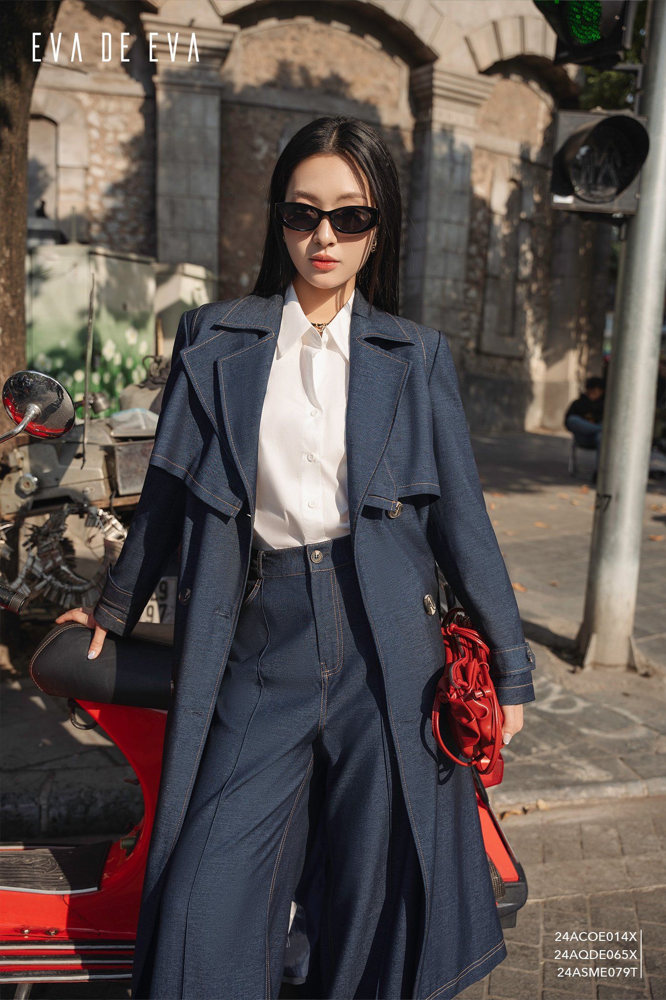  Quần dài, Ống suông 24AQDE065X 