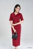  Đầm tay ngắn, Dáng ôm 24ADKE018Đ 