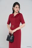  Đầm tay ngắn, Dáng ôm 24ADKE018Đ 