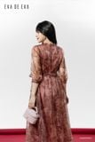  Đầm tay ngắn, Dáng thắt eo 24ADKE056F 