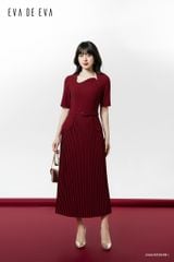  Đầm tay ngắn, Dáng thắt eo 24ADKE069Đ 