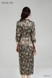  Đầm tay lỡ, Dáng thắt eo 24ADKE072F 