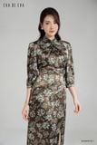  Đầm tay lỡ, Dáng thắt eo 24ADKE072F 