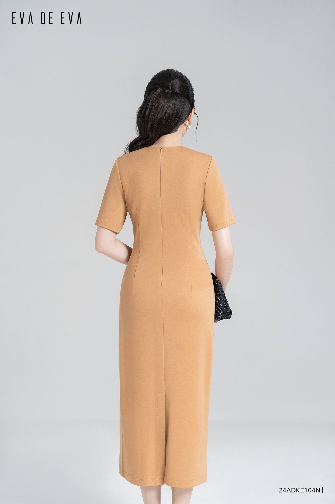  Đầm tay ngắn, Dáng ôm 24ADKE104N 