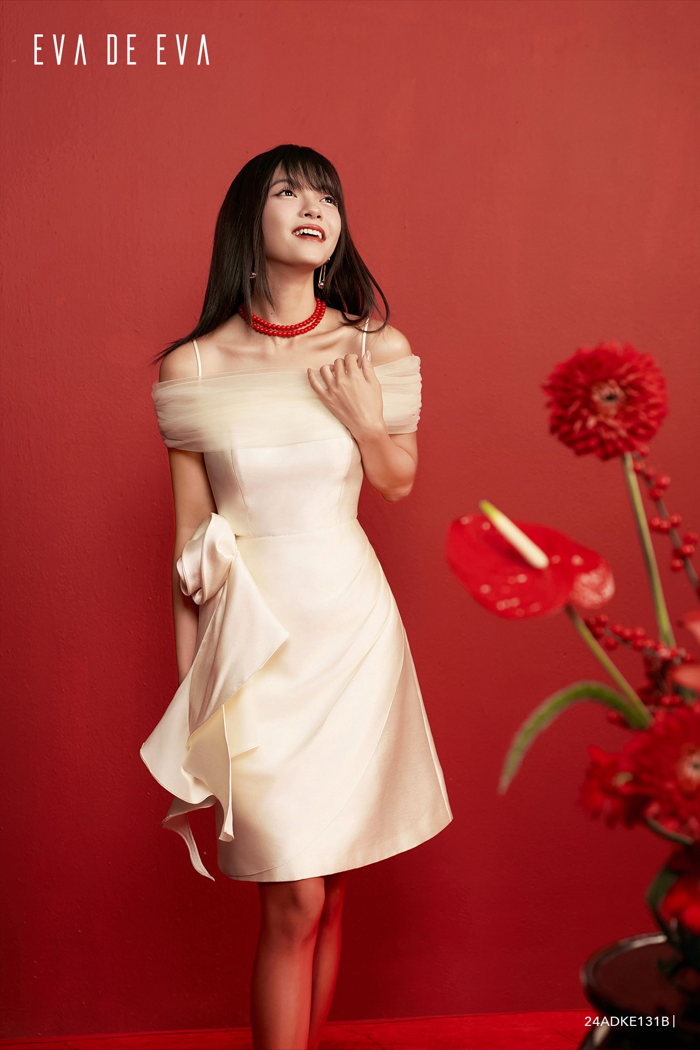  Đầm hai dây,  24ADKE131B 