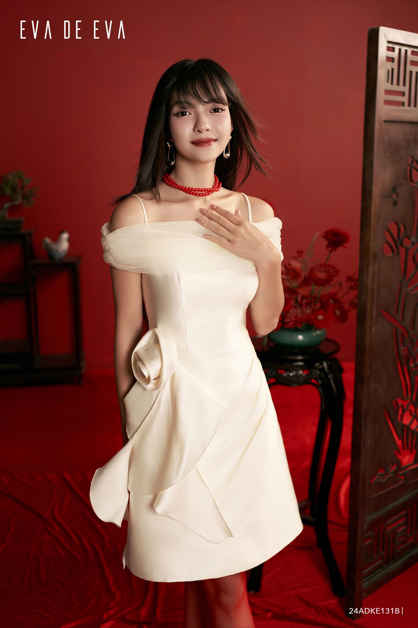  Đầm hai dây,  24ADKE131B 