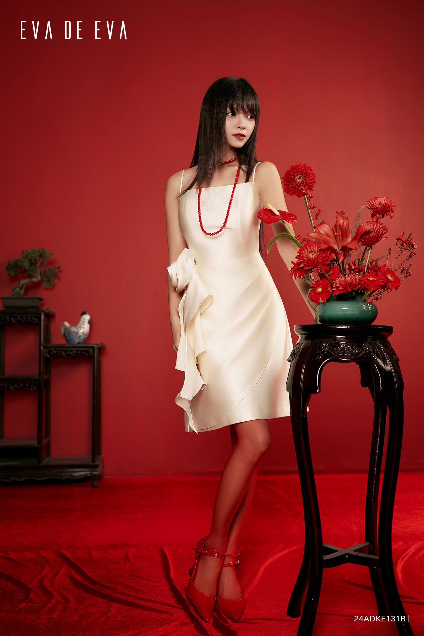  Đầm hai dây,  24ADKE131B 