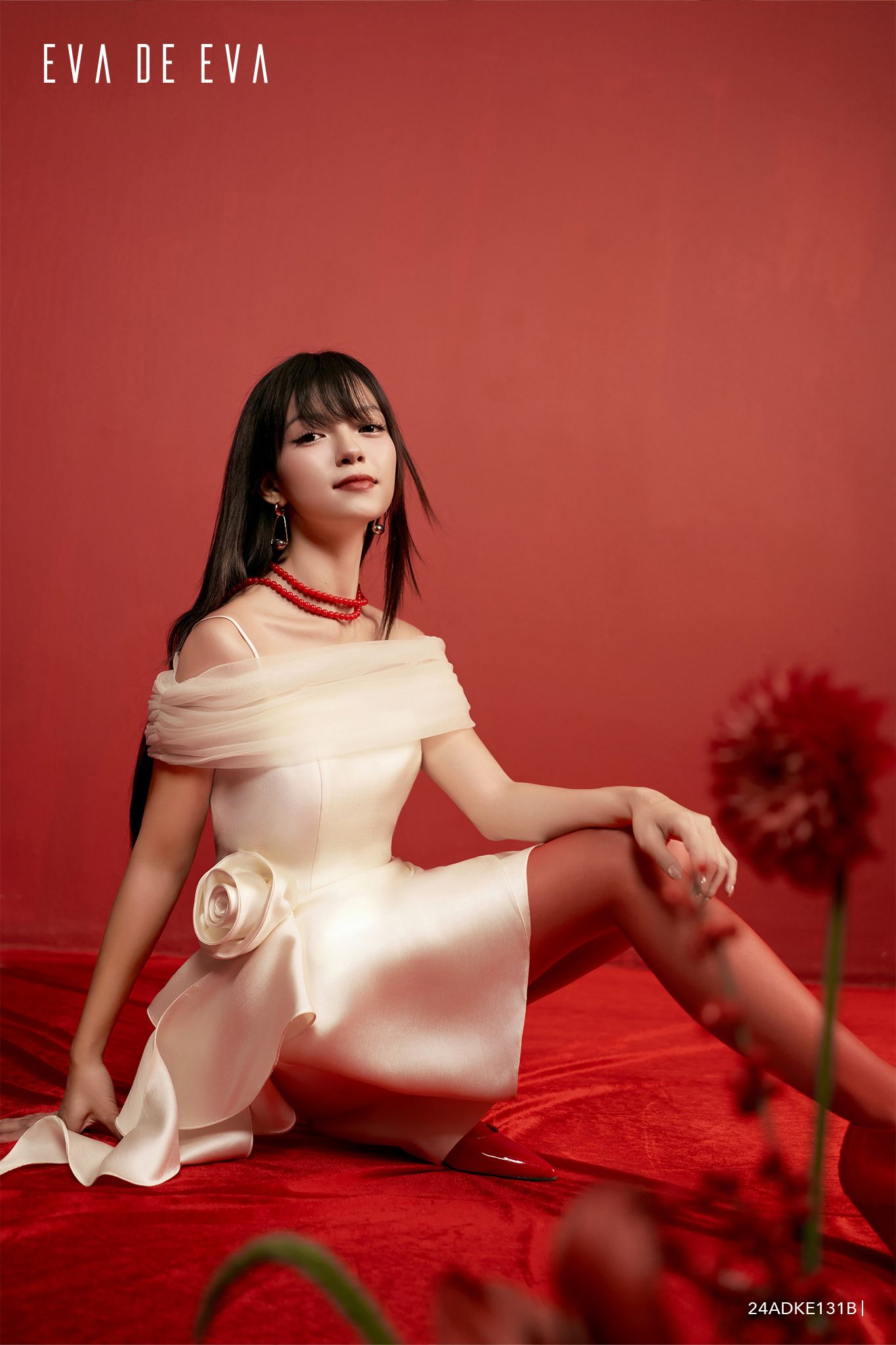  Đầm hai dây,  24ADKE131B 