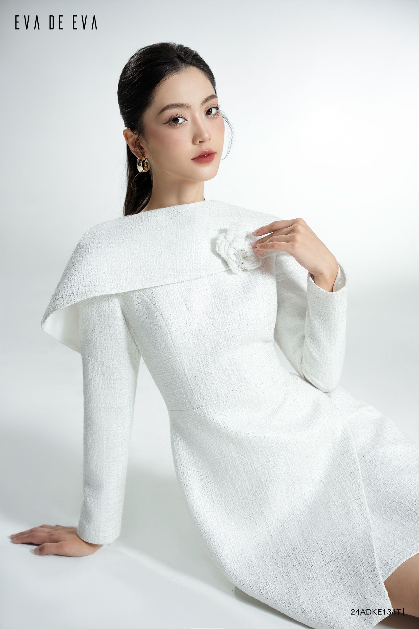  Đầm tay dài, Dáng A 24ADKE134T 