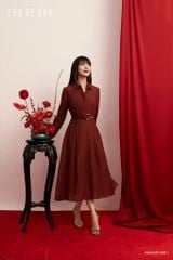  Đầm tay dài, Dáng thắt eo 24ADKE148Đ 