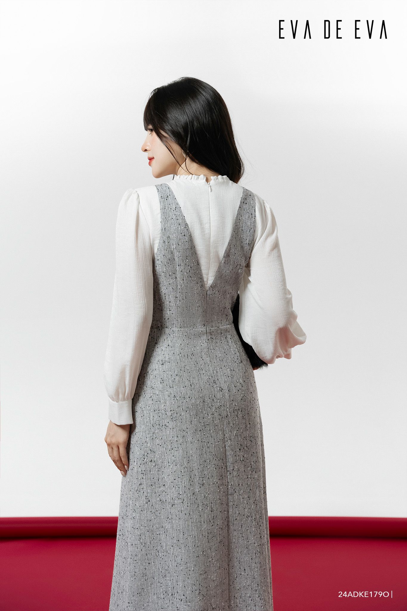  Đầm tay dài,  24ADKE179O 