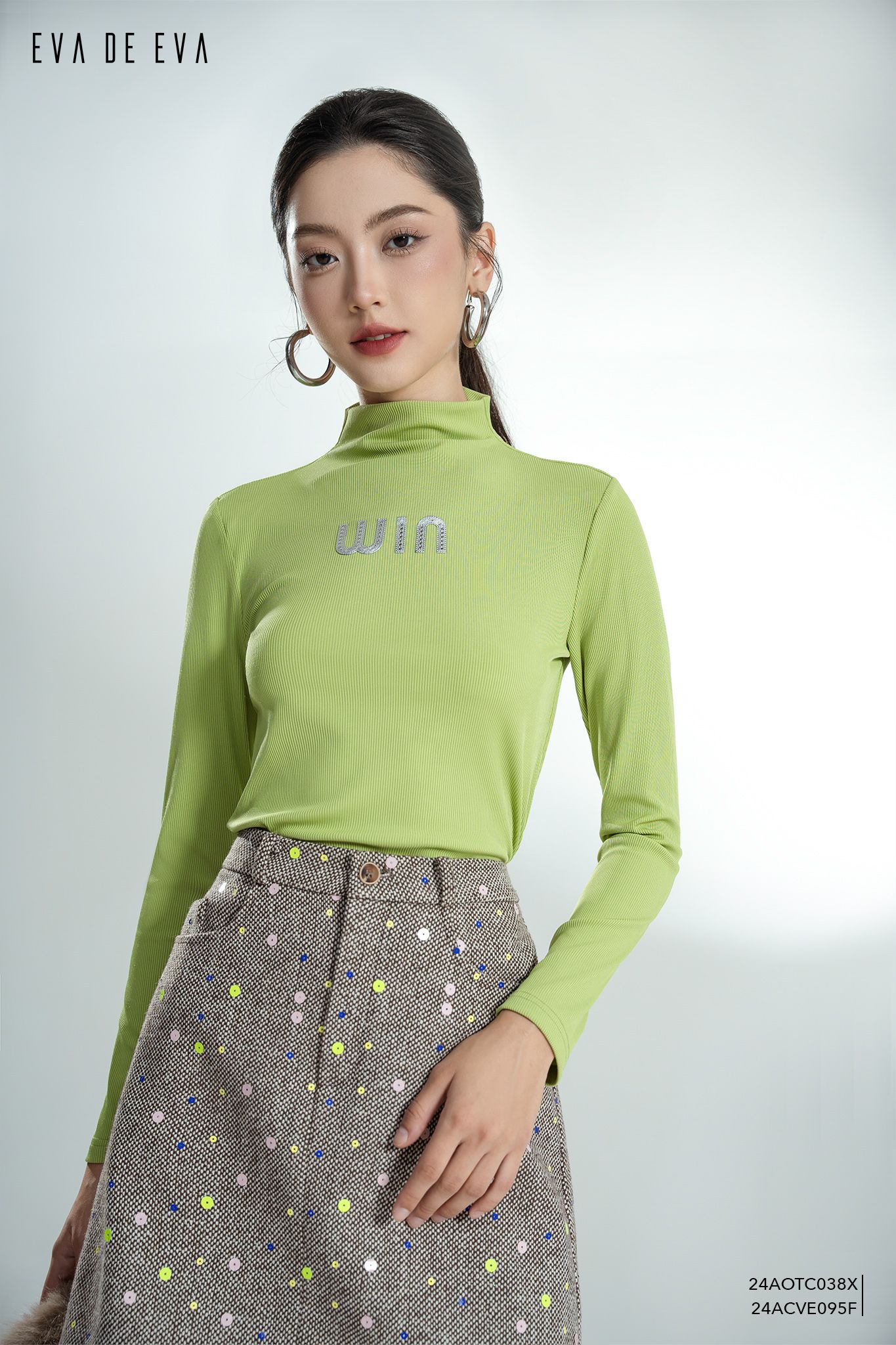  Chân váy Mini,  24ACVE095F 